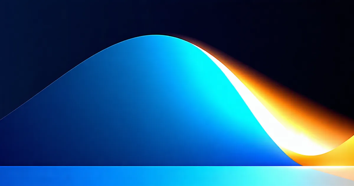 Abstract visualization of a percentile distribution bell curve with emphasis on the 75th percentile marker